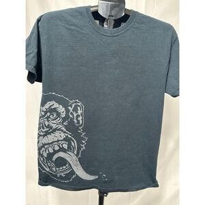 Gas Monkey Garage Mens Graphic‎ T-Shirt Black Blood Sweat Beers Dallas Texas M